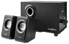 Cainteoirí NEDIS PC 2.1 cumhacht 33 W 3.5mm jack USB ABS adhmaid dubh
