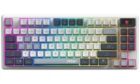 MSI gaming keyboard FORGE GK600 TKL Sky wireless 24GHz+BT mechanical RGB USB-C display US layout MSI gaming keyboard FORGE GK600 TKL Sky wireless 24GHz+BT mechanical RGB USB-C display US layout (1 of 5)