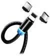 Colorway Cable de Carga 3 en 1 Lightning+MicroUSB+USB-C Magnético 2.4A Nylon 1m thumbnail (4 of 8)