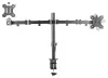 Neomounts FPMA-D550DBLACK Supporto display da tavolo 10-32" Morsetto VESA 100X100 capacità di carico 2x 8kg 2 display nero thumbnail (5 of 7)