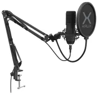 Krux микрофон Edis 1000 USB настолно рамо, черно Krux микрофон Edis 1000 USB настолно рамо, черно (1 of 9)