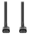 NEDIS Kabel USB 4.0 Gen 3x2 Stecker USB-C Stecker USB-C 240 W 8K@60Hz 40 Gbps vernickelt Black Box 1m