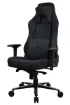 AROZZI herní židle VERNAZZA Supersoft Pure Black látkový povrch černá
