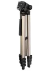 HAMA tripod STAR 75 for cameras and camcorders load 0.5 kg aluminum beige thumbnail (5 of 6)