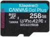 KINGSTON Canvas Go Plus 256 GB microSDXC UHS-I V30 U3 CL10 csomagolással. adapter thumbnail (3 of 4)