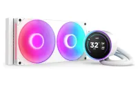 Enfriador de agua NZXT Kraken 280 ELITE RGB, ventilador RGB de 2 x 140 mm, pantalla LCD PWM de 4 pines Enfriador de agua NZXT Kraken 280 ELITE RGB, ventilador RGB de 2 x 140 mm, pantalla LCD PWM de 4 pines (1 of 4)