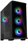 Zalman case Z10 Duo ATX 4x120 mm ARGB fan 2xUSB 3.0 USB-C tempered glass