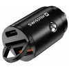Swissten CL adapter Strømforsyning USB-C + Super Charge 3.0 30W nano sort