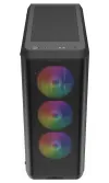 SilentiumPC Case MidT Ventum VT4V Evo TG ARGB ATX 4x120mm Fan ARGB 2xUSB 3.0 temperéiert Glas schwaarz thumbnail (2 of 9)