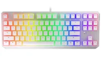 Endorfy gaming keyboard Thock TKL OWH Pudd Kailh BR RGB USB brown sw wired mechanical US layout white Endorfy gaming keyboard Thock TKL OWH Pudd Kailh BR RGB USB brown sw wired mechanical US layout white (1 of 8)