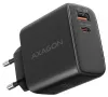 AXAGON netoplader ACU-PQ45 1x USB-C 1x USB-A PD3.0 QC4+ PPS SFC2.0 AFC SCP Apple 45W sort