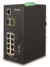 Pláinéad IGS-4215-4P4T2S lasc Gigabit PoE 4x TP+4x POE+ 2x SFP 802.3ag 140WIP30 -40 go 75°C SNMP IGMPv3