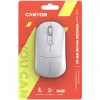 CANYON optical wireless mouse MW-22 RGB 800 1200 1600 dpi 4 keys BT+2.4GHz battery 650mAh snow white thumbnail (6 of 11)