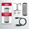AXAGON kovový box na M.2 NVMe SSD EEM2-SA USB micro-B USB 3.2 Gen1 kábel 60cm bezskrutkový thumbnail (2 of 2)