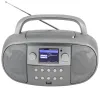 Soundmaster SCD7600TI DAB+ Internet Wi-Fi Radio BT CD MP3 LCD RDS USB AUX IN Argento thumbnail (2 of 2)