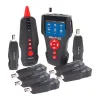 XtendLan Tester STP+PSTN+coax+USB LCD displej měření délky vedení test PoE a PING sonda+ 8x protismyčka