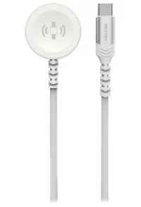 Swissten opletený magnetický kabel pro apple watch kovový usb-c 1.2 m bílý Swissten opletený magnetický kabel pro apple watch kovový usb-c 1.2 m bílý (1 of 1)