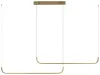 IMMAX NEO PATTINI SMART пендел двоен 160-280cm 53W 3640lm златен Zigbee 3.0 TUYA