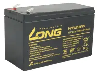 LONG baterie 12V 9Ah F2 HighRate (WP1236W) LONG baterie 12V 9Ah F2 HighRate (WP1236W) (1 of 1)