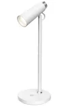 Lampada da tavolo a LED IMMAX TIT ricarica Qi 12W DC12V 1A 100-240 VAC 150lm bianco con elementi argento