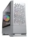COUGAR PC-fodral MG140 Air RGB Vit Mini Tower Luftventiler Frontpanel 3 x ARGB-fläktar 4 mm TG Vänsterpanel
