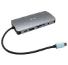 I-tec dockingstation USB-C Metaal Nano Dock 3x USB 3.1 2x USB-C DP HDMI VGA LAN SD PD 100W + stroombron 112W