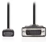 NEDIS cable HDMI - DVI connector HDMI - 24+1 pin plug DVI-D black 3m thumbnail (1 of 2)