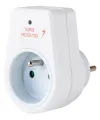 NEDIS surge protector 230V 16A child fuse 1x FR socket white