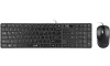 GENIUS Slimstar C126 Wired set Copilot USB zwart CZ+SK layout