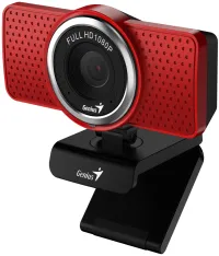 GENIUS webová kamera ECam 8000 červená Full HD 1080P USB-C USB mikrofon (1 of 5)