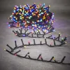 COLORWAY LED-kæde indendørs 200 LED'er længde 20m multi-farve 8 funktioner USB strømforsyning thumbnail (3 of 19)