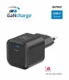 Захранващ адаптер Swissten GAN 1x USB-C 20W, черен thumbnail (2 of 2)