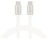 Swissten datu kabelis USB-C USB-C ar tekstila pinumu 2,0 M Sudrabs