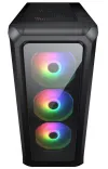 COUGAR PC-behuizing ARCHON 2 RGB Zwart Mid Tower TG Frontpaneel 3 x ARGB-ventilatoren 3 mm TG Linkerpaneel thumbnail (3 of 17)