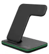 CANYON Wireless Charger WS-303B3in1input 9V 2A12V 2Aoutput 15 10 7.5 5W USB-C > USB-A incl. AC adapter black thumbnail (3 of 6)