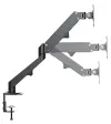 Neomounts DS70-700BL1 Uchwyt do wyświetlacza biurkowego 17-27" Zacisk VESA 100X100 nośność 7kg tłok gazowy 1 wyświetlacz czarny thumbnail (5 of 6)