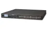 Planet FGSW-2622VHP PoE-Switch 24 x 100 MB + 2 x 1 GB SFP LCD VLAN PoE 802.3at 30 300 W