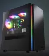 COUGAR PC-Gehäuse Purity RGB Schwarz Mini Tower TG Frontpanel ARGB-Streifen 1 x ARGB-Lüfter 3 mm TG Linkes Panel thumbnail (16 of 17)