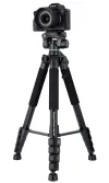 Rollei Tripod Compact Traveler Star S4 Load 5kg Extended 160cm Black thumbnail (6 of 15)