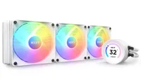NZXT воден охладител Kraken 360 ELITE RGB 3x120mm RGB вентилатор 4-пинов PWM LCD бял NZXT воден охладител Kraken 360 ELITE RGB 3x120mm RGB вентилатор 4-пинов PWM LCD бял (1 of 3)