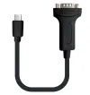 PremiumCord Converter USB 3.1 (tüüp C) kuni RS232 20cm must