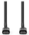 NEDIS kabel USB 4.0 Gen 3x2 vtič USB-C - vtič USB-C 8K črn 1m thumbnail (2 of 2)
