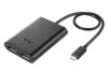 I-tec USB 3.1 Type C to Dual Display Port adapter 2x Display Port 4K ühildub Thunderbolt 3-ga
