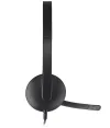 Logitech Headset Stereo H340 fones de ouvido com fio + microfone USB preto thumbnail (2 of 3)