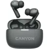 CANYON OnGo 10 ANC TWS-10 ANC+ENC slušalke z mikrofonom BT V5.3 BT8922F torbica 500mAh+40mAh Quickcharge siva