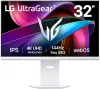 Monitor LG 32G810SA-W 315" IPS 4K 3840x2160 16:9 144Hz 400cdm 1ms DP USB-C 65W 2xHDMI LAN altoparlanti altezza regolabile