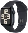 Apple Watch SE GPS 40mm Midnight Aluminum Case with Midnight Sport Band - S M