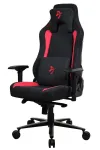 AROZZI herní židle VERNAZZA Supersoft Red látkový povrch černočervená