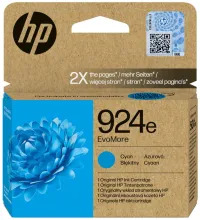HP 924e ciánkék EvoMore eredeti tintapatron HP 924e ciánkék EvoMore eredeti tintapatron (1 of 1)