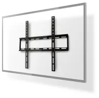 Soporte de pared para TV NEDIS de 23" y 55", capacidad de carga 35 kg, distancia de la pared 23 mm, fijo, acero, negro Soporte de pared para TV NEDIS de 23" y 55", capacidad de carga 35 kg, distancia de la pared 23 mm, fijo, acero, negro (1 of 4)
